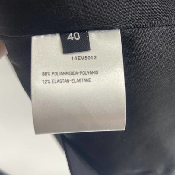 Violet black structured puff sleeve blazer Womens IT 40 US 6 NWT - Picture 4 of 7